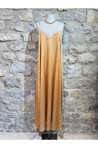 Vicolo - Abito Sottoveste Con Pizzo