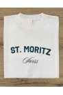 Vicolo - T Shirt bianca "ST. MORITZ"