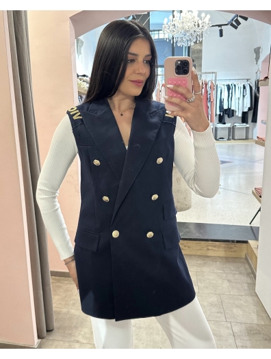 Vicolo - Gilet Lungo Doppiopetto