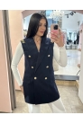 Vicolo - Gilet Lungo Doppiopetto