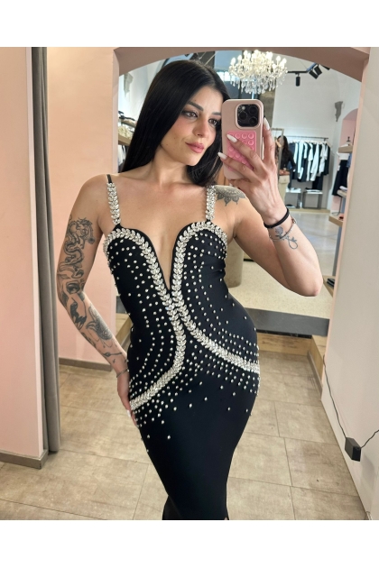 The Dress London - Abito Acton Strass