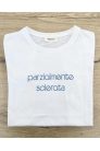 Vicolo - T Shirt bianca "Parzialmente sclerata"