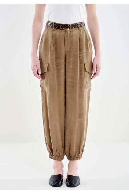 Vicolo - Pantalone Con Tascone e Cintura