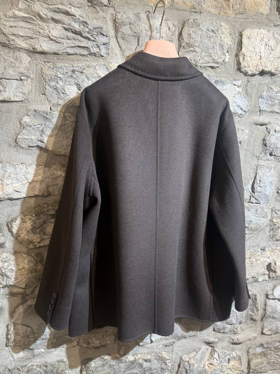 VICOLO - Cappottino Monopetto Marrone