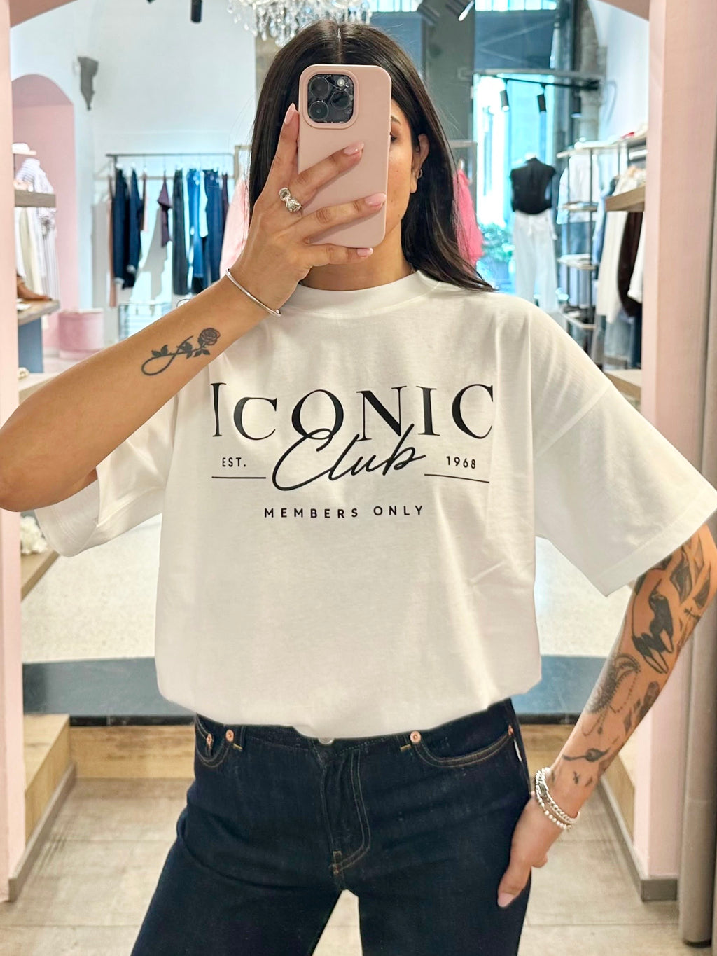 VICOLO - T Shirt stampa “ICONIC”