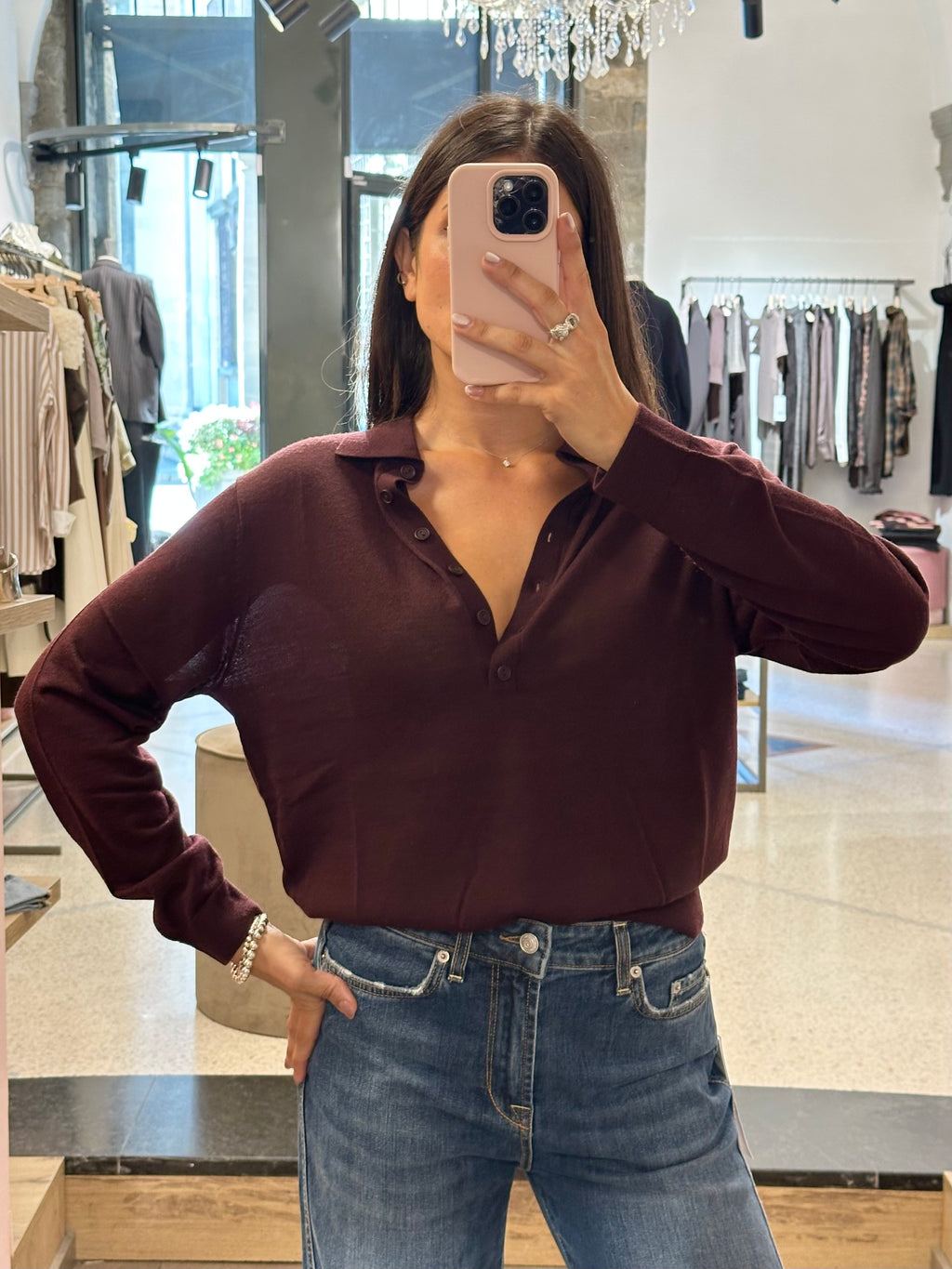 Vicolo - Maglia Polo bordeaux