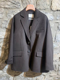 VICOLO - Cappottino Monopetto Marrone