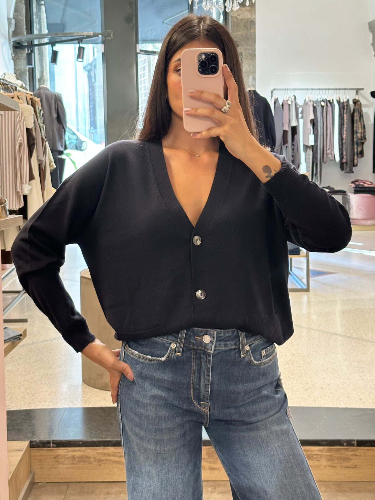 Cardigan blu
