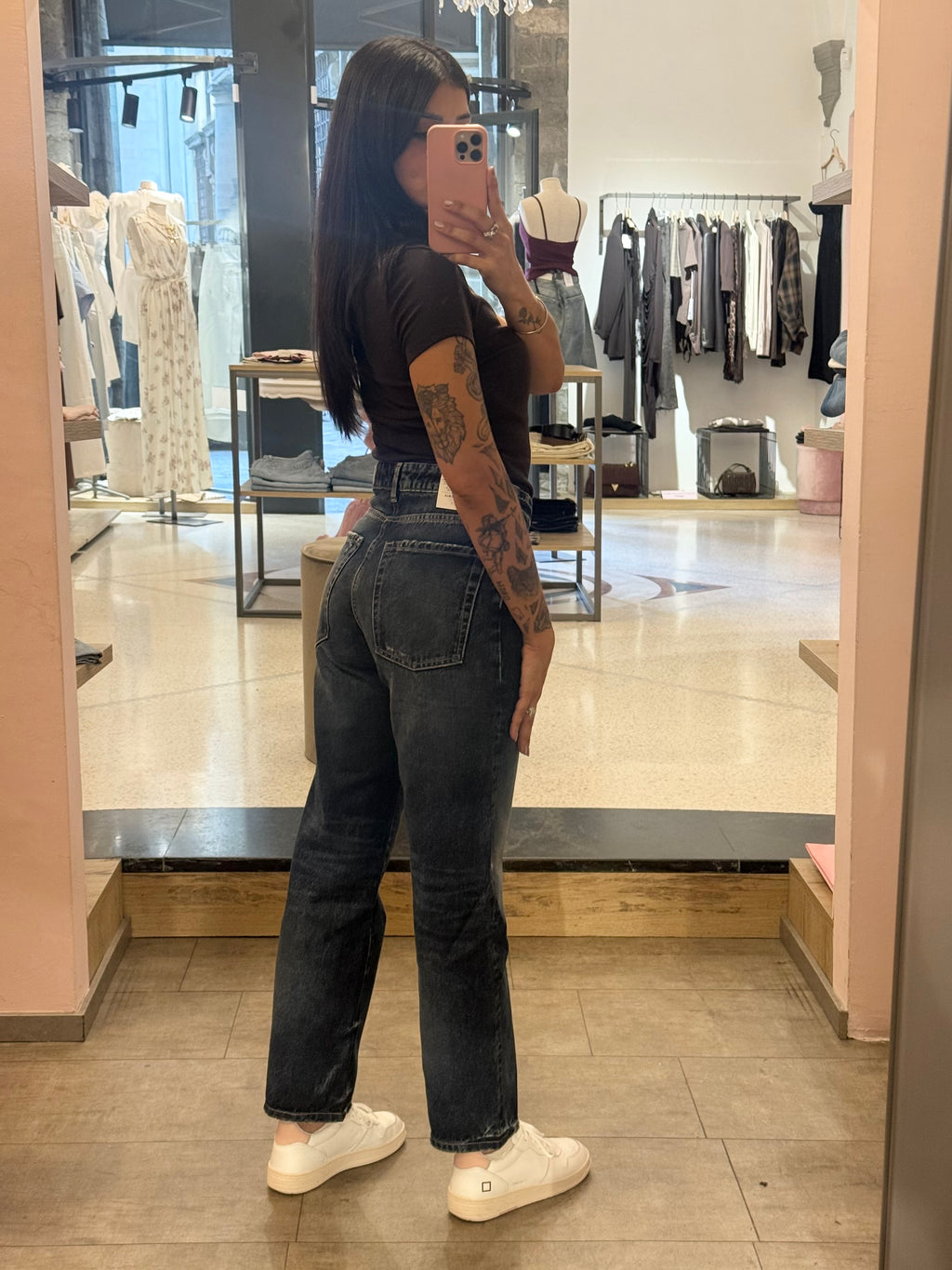 ICON DENIM - Jeans Jill Blu Scuro