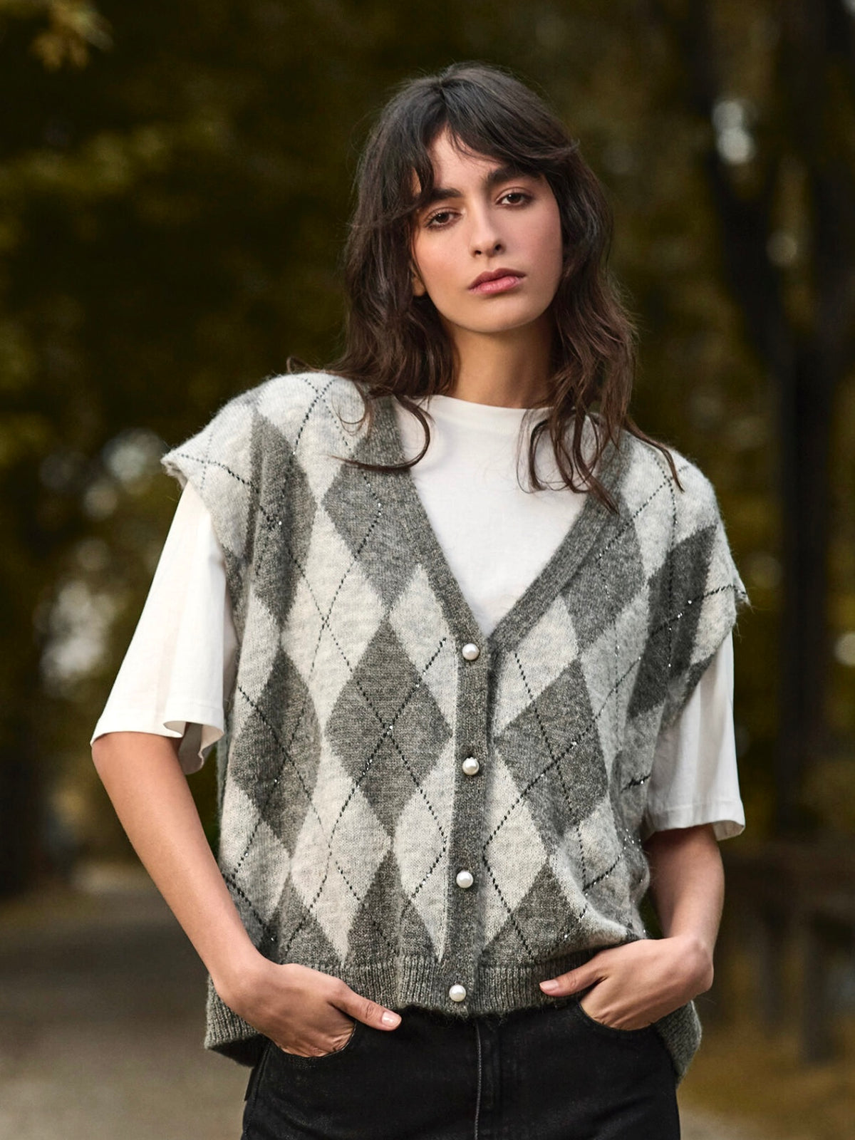 SO ALLURE - Gilet A Rombi