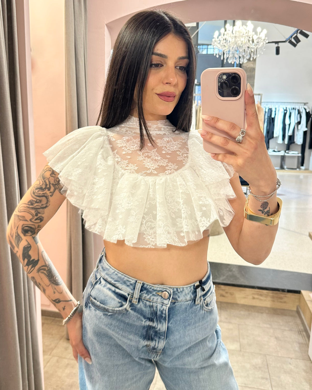 ANIYE BY - Top Pizzo Bianco