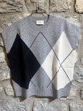 VICOLO - Maglia Gilet rombi