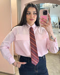 VICOLO - Camicia Over Con Cravatta