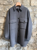 VICOLO - Capootto overshirt grigio