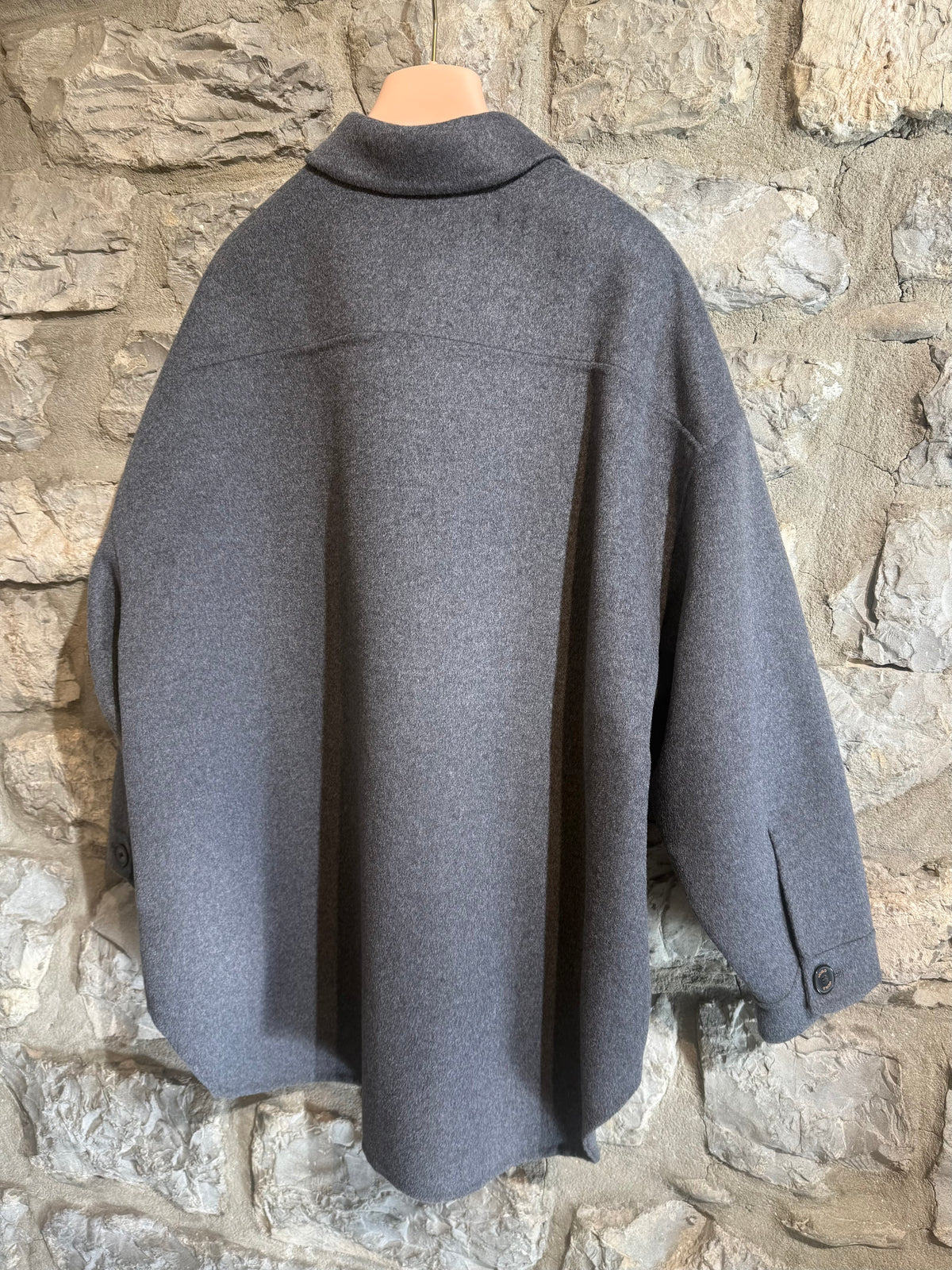 VICOLO - Capootto overshirt grigio