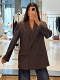 VICOLO - Giacca Blazer marrone