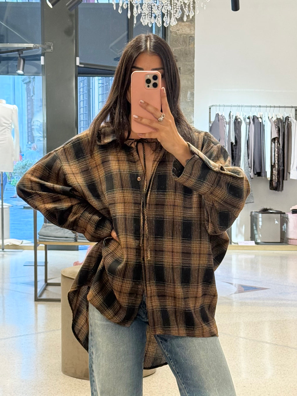 VICOLO - Camicia Over Con Bralette