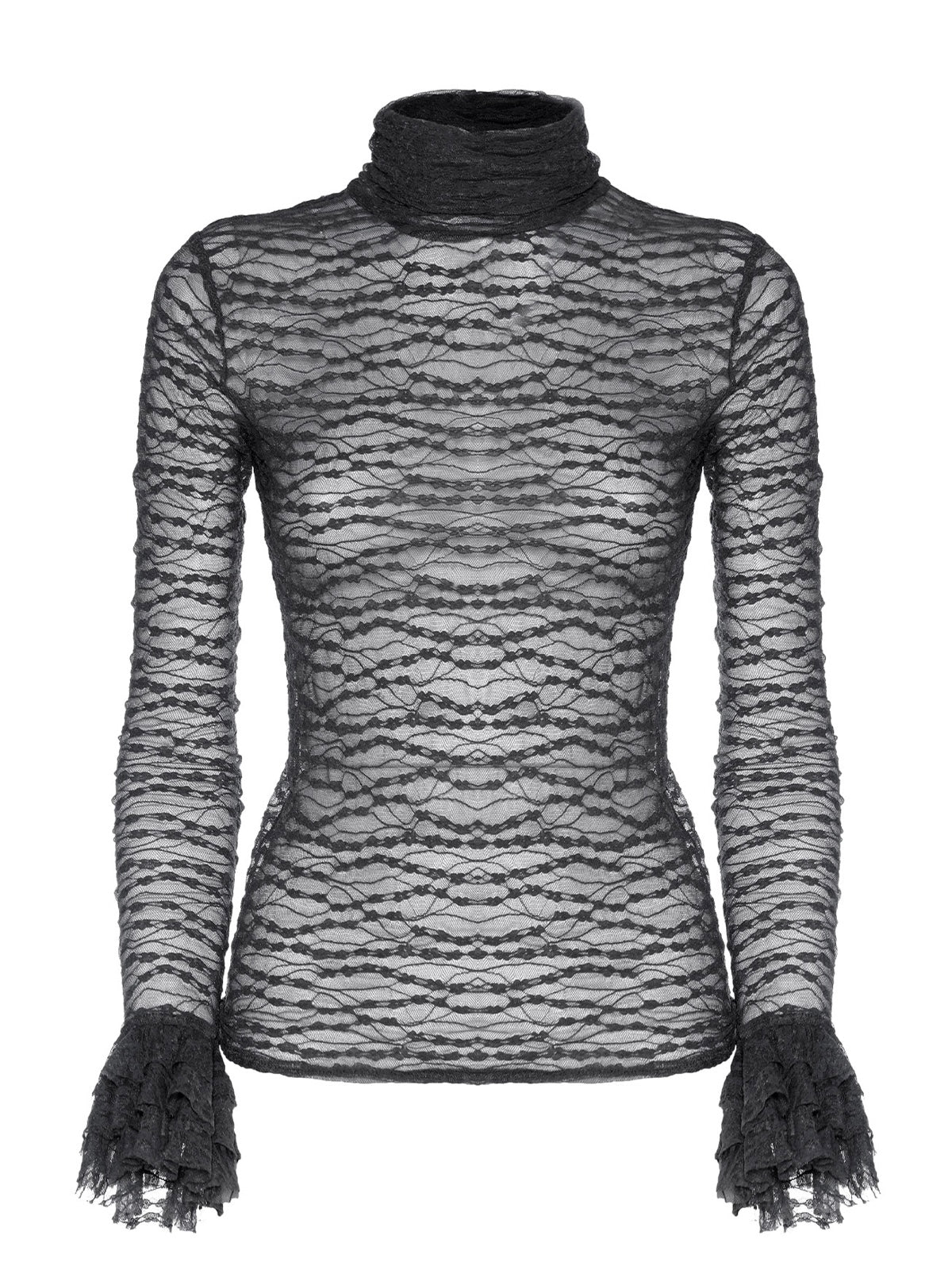 SO ALLURE - Top Dolcevita in pizzo