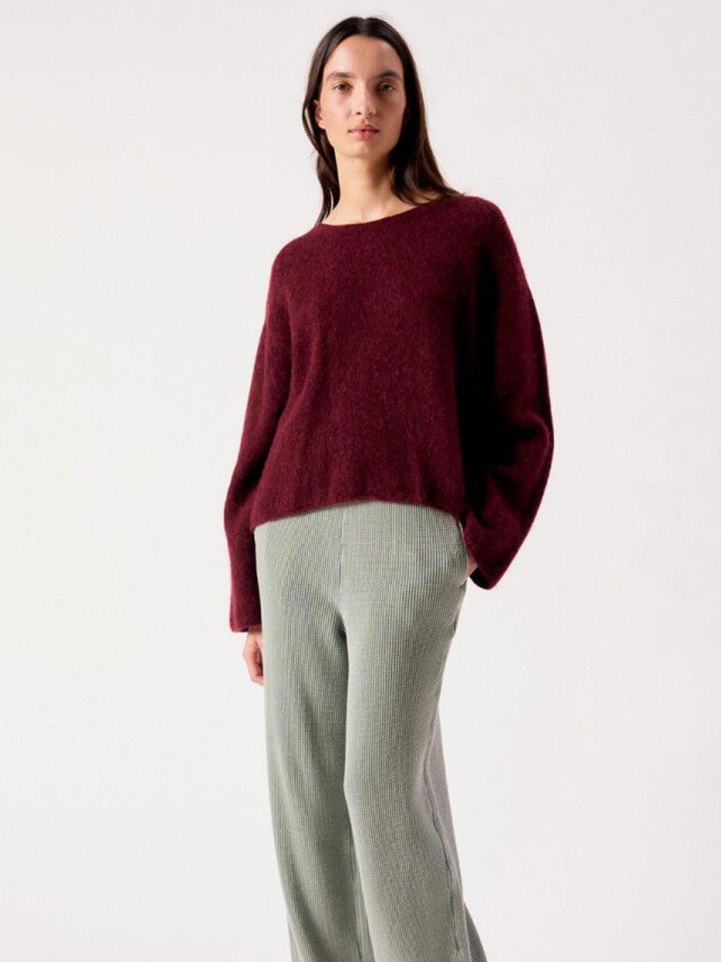 AMERICAN VINTAGE - Pull Vitow Bordeaux