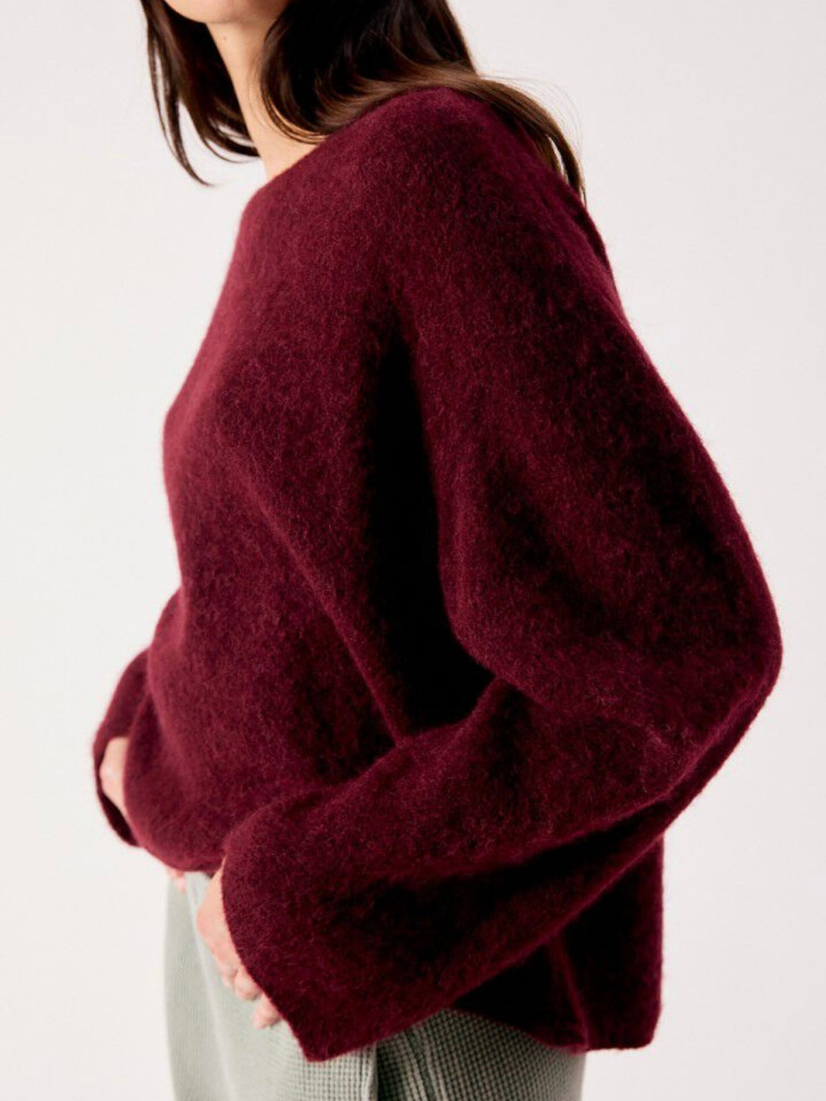 AMERICAN VINTAGE - Pull Vitow Bordeaux
