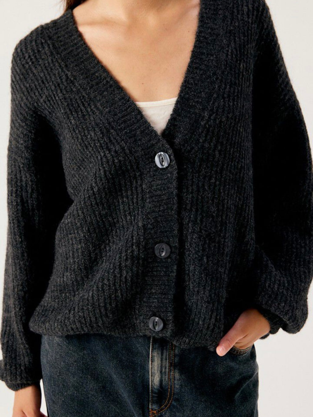 AMERICAN VINTAGE - Cardigan East Antracite
