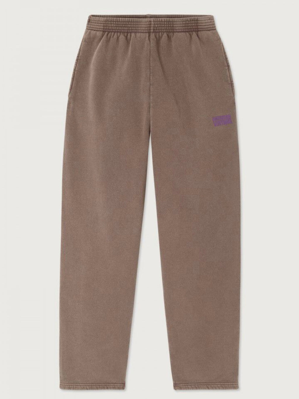 AMERICAN VINTAGE - Pantaloni Jogging Plizzy Marrone