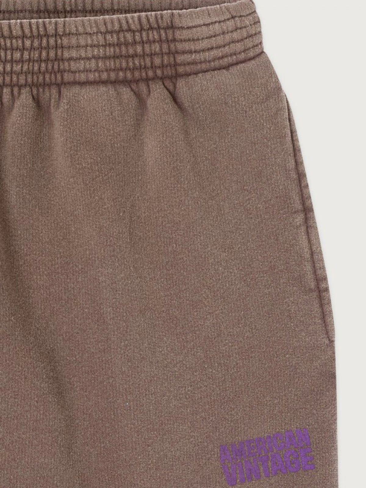 AMERICAN VINTAGE - Pantaloni Jogging Plizzy Marrone