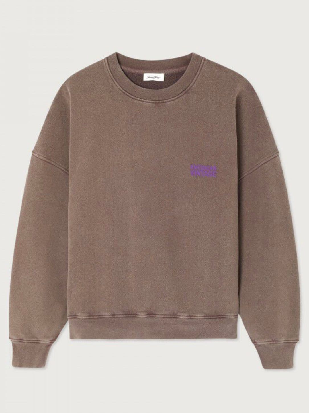 AMERICAN VINTAGE - Felpa Plizzy Marrone