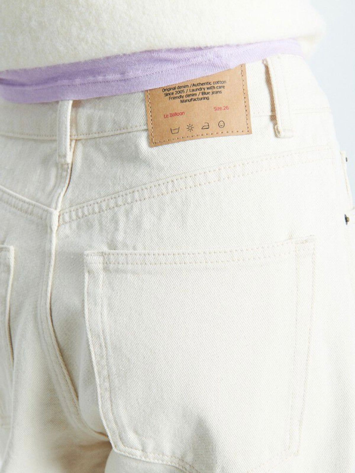 AMERICAN VINTAGE - Jeans Snopdog Ecrù