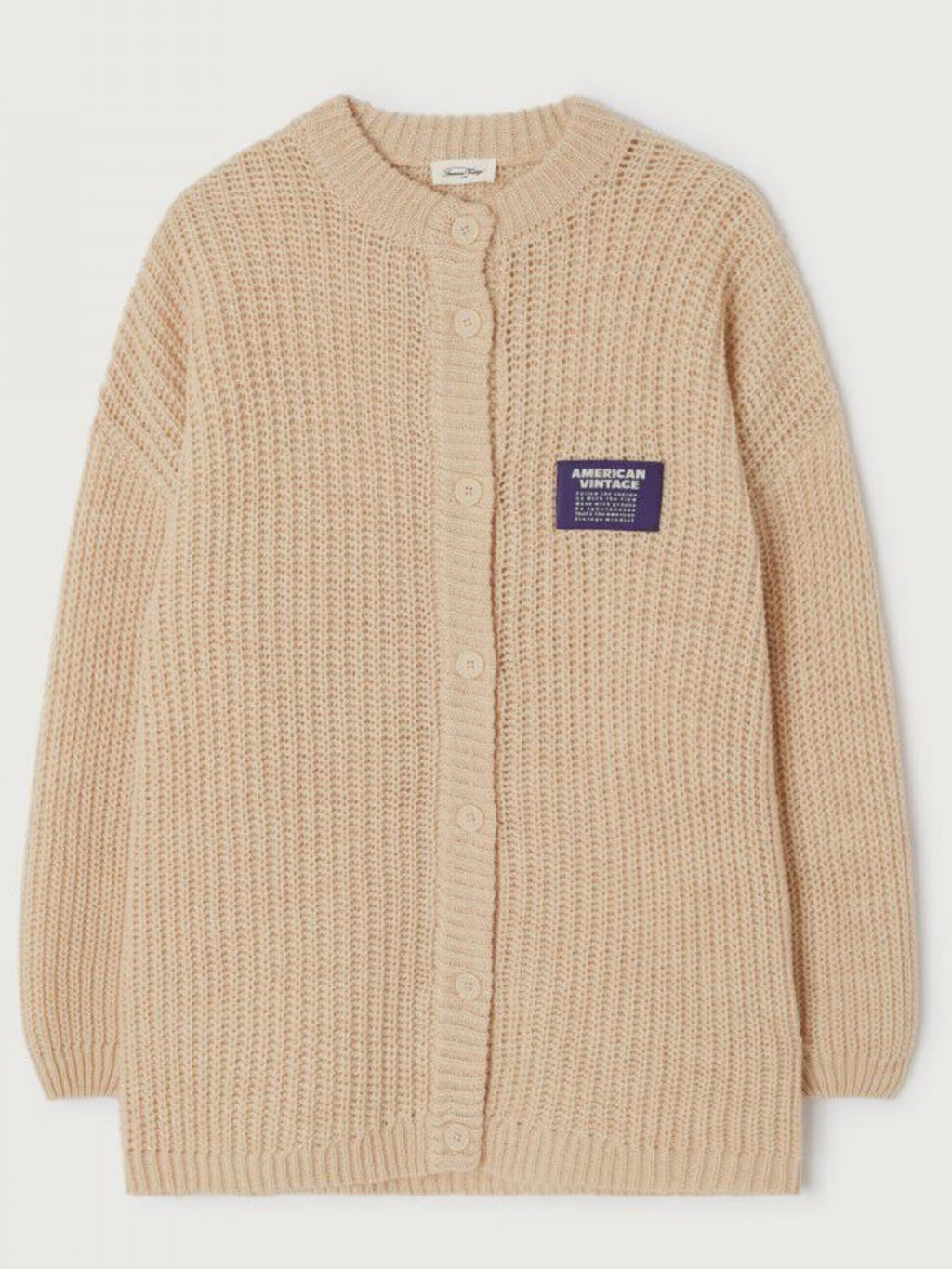 AMERICAN VINTAGE - Cardigan Cyrow Beige