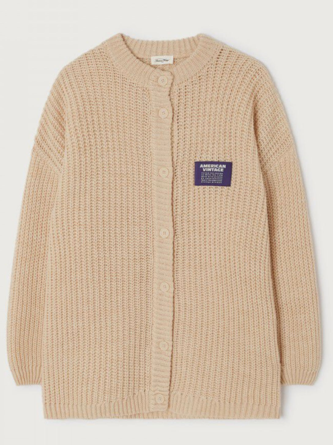 AMERICAN VINTAGE - Cardigan Cyrow Beige