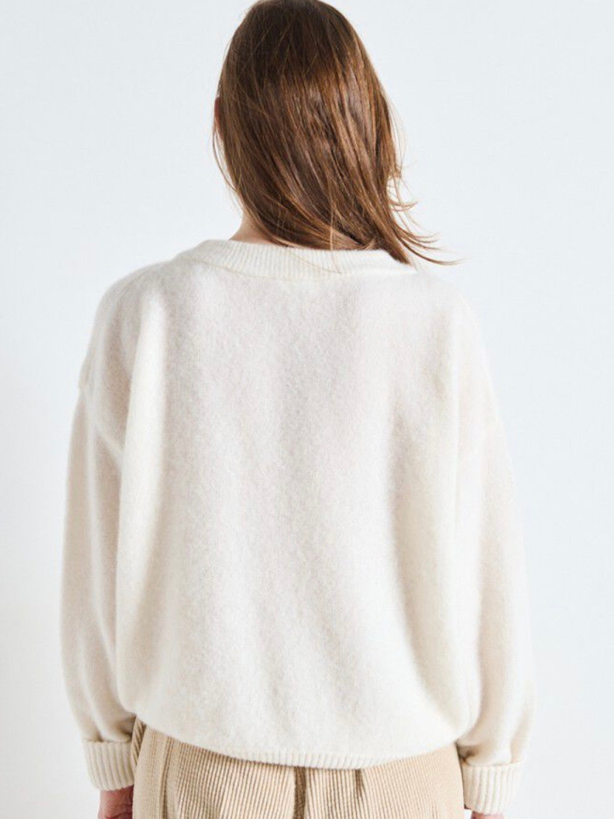 AMERICAN VINTAGE - Pull Vitow Bianco