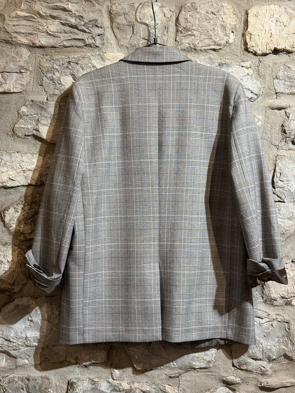 VICOLO - Giacca Blazer Monopetto Check